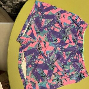 Birddogs Pink and Purple Athletic Shorts Vibrant Design